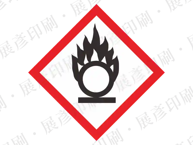 氧化物體，圓圈上火焰，氧化性氣體
氧化性液體
氧化性固體。例如：乙醚過氧化物、過氧乙酸...